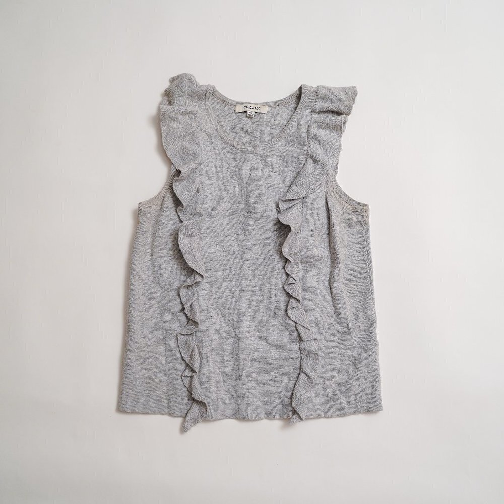 MADEWELL ruffle tank - Picture 1 of 3